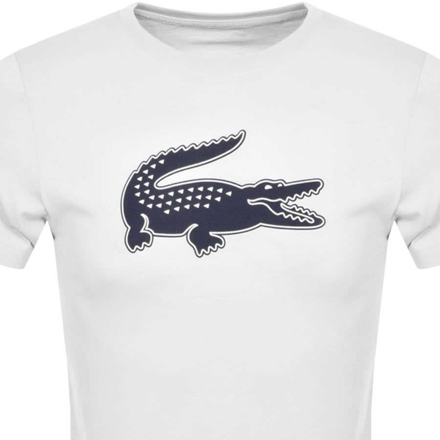 Alternative Image for ProductLacoste Sport Crew Neck Logo T Shirt White2